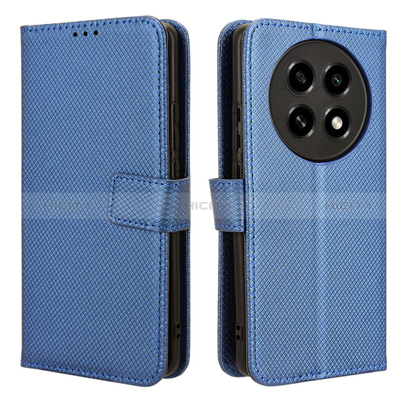 Coque Portefeuille Livre Cuir Etui Clapet BY1 pour Oppo A2 Pro 5G Bleu Plus