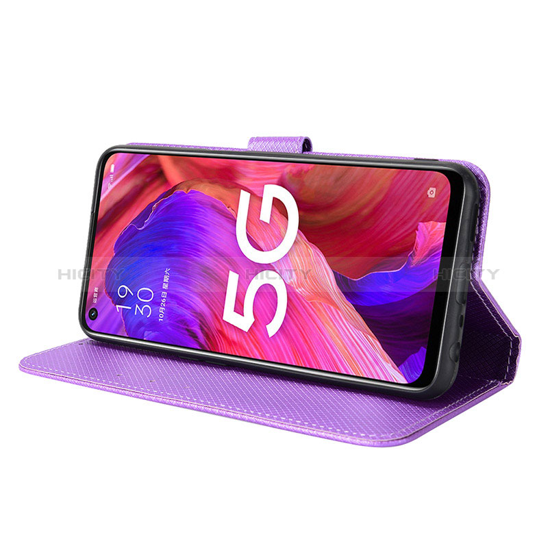 Coque Portefeuille Livre Cuir Etui Clapet BY1 pour Oppo A74 5G Plus