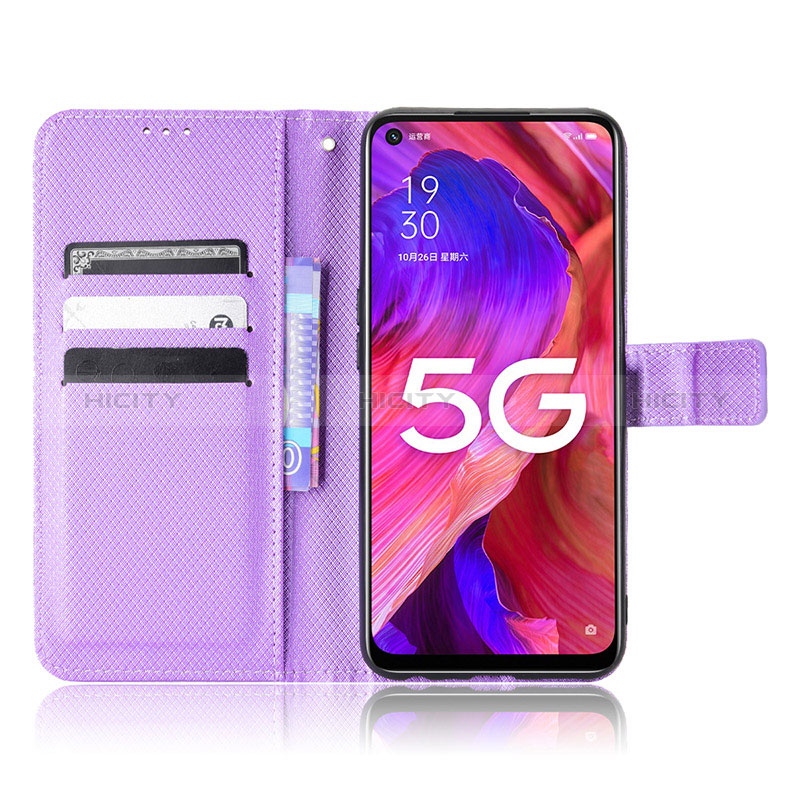 Coque Portefeuille Livre Cuir Etui Clapet BY1 pour Oppo A74 5G Plus