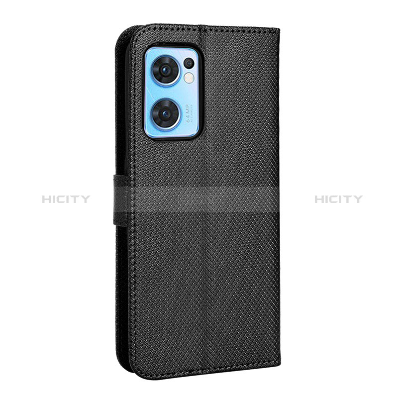 Coque Portefeuille Livre Cuir Etui Clapet BY1 pour Oppo Find X5 Lite 5G Noir Plus