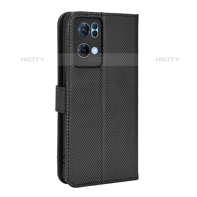 Coque Portefeuille Livre Cuir Etui Clapet BY1 pour Oppo Reno7 Pro 5G Noir Plus