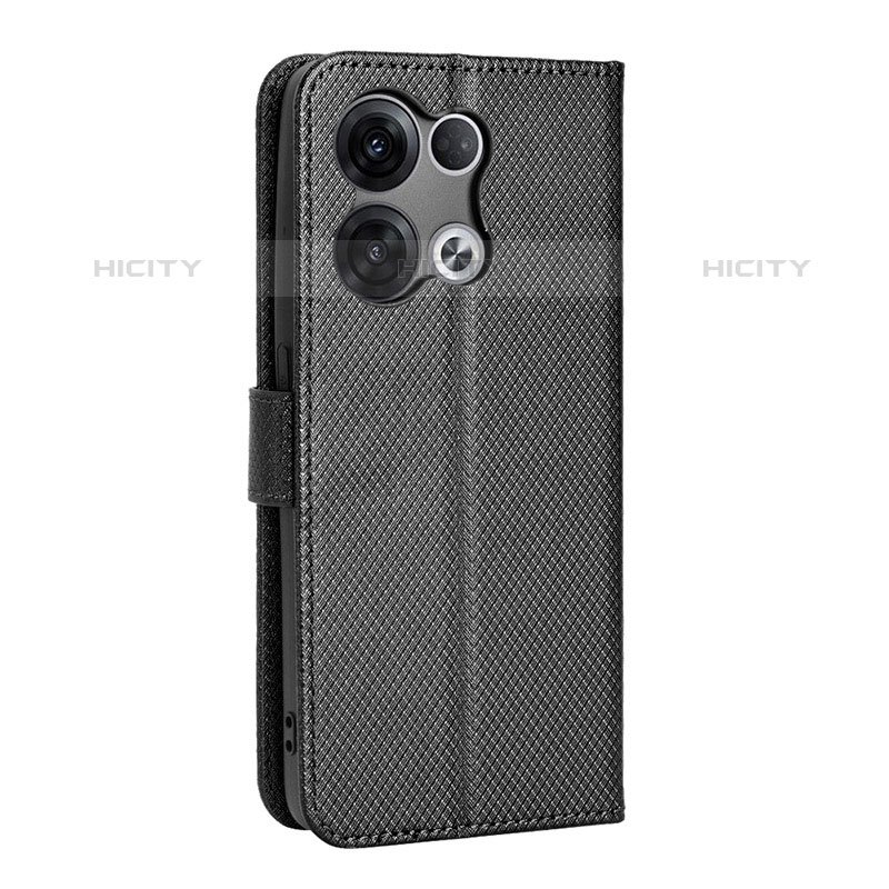 Coque Portefeuille Livre Cuir Etui Clapet BY1 pour Oppo Reno8 5G Noir Plus