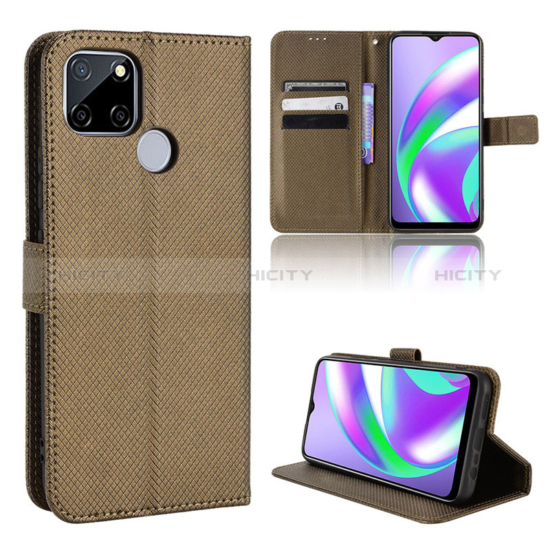 Coque Portefeuille Livre Cuir Etui Clapet BY1 pour Realme 7i RMX2193 Plus