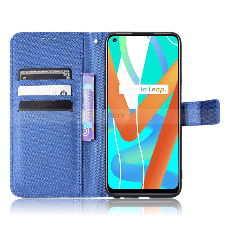 Coque Portefeuille Livre Cuir Etui Clapet BY1 pour Realme 8s 5G Plus