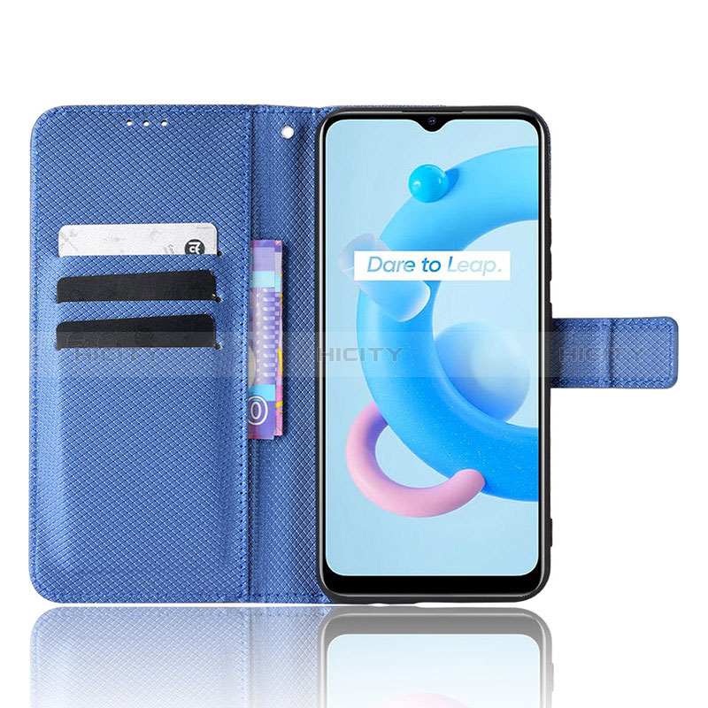 Coque Portefeuille Livre Cuir Etui Clapet BY1 pour Realme C11 (2021) Plus