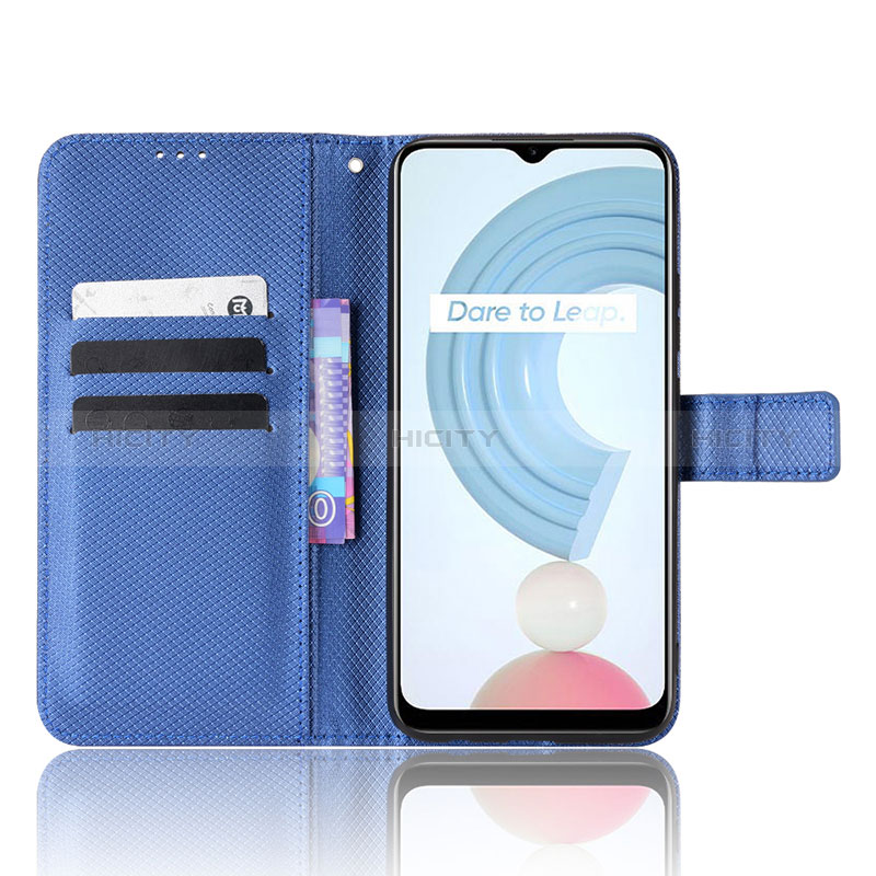 Coque Portefeuille Livre Cuir Etui Clapet BY1 pour Realme C21Y Plus