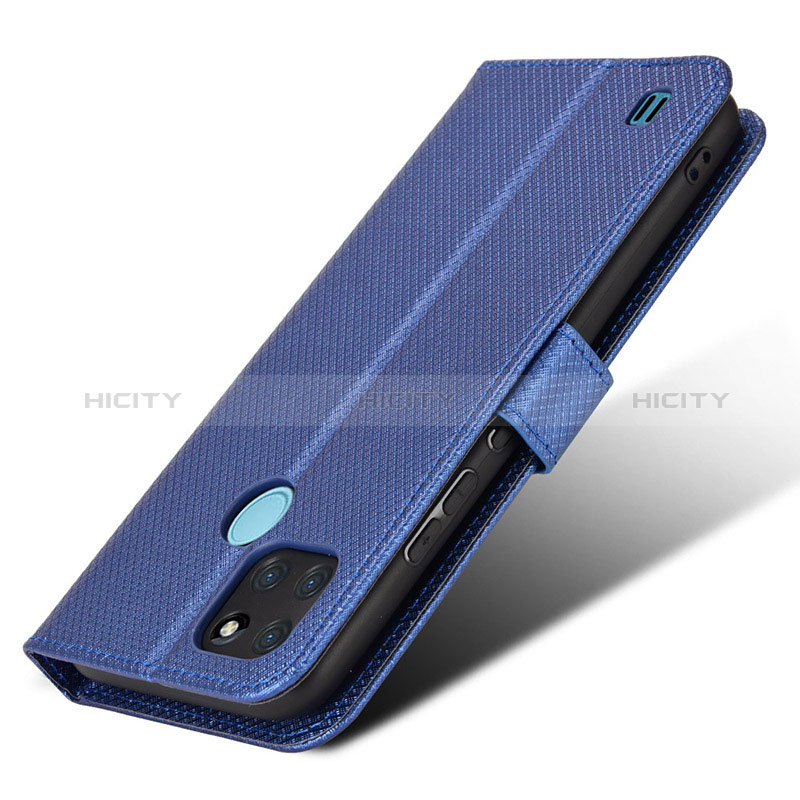 Coque Portefeuille Livre Cuir Etui Clapet BY1 pour Realme C25Y India Plus