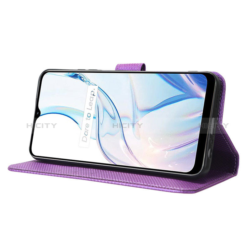 Coque Portefeuille Livre Cuir Etui Clapet BY1 pour Realme C30s Plus