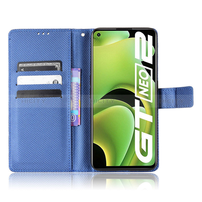 Coque Portefeuille Livre Cuir Etui Clapet BY1 pour Realme GT Neo2 5G Plus