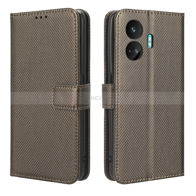 Coque Portefeuille Livre Cuir Etui Clapet BY1 pour Realme GT Neo5 SE 5G Plus