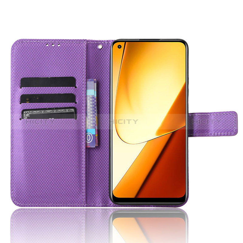 Coque Portefeuille Livre Cuir Etui Clapet BY1 pour Realme Narzo 60 5G Plus