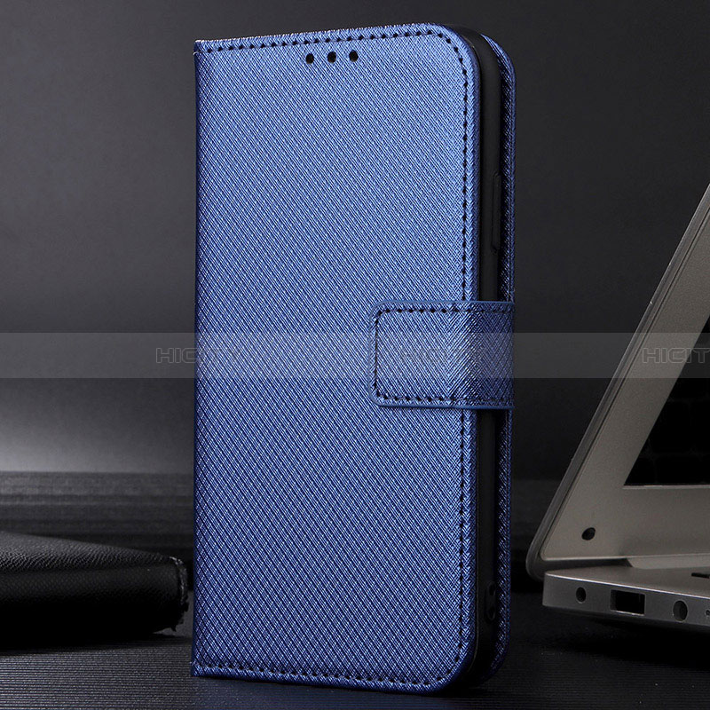 Coque Portefeuille Livre Cuir Etui Clapet BY1 pour Samsung Galaxy A13 4G Bleu Plus