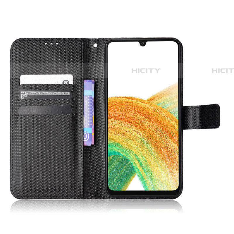 Coque Portefeuille Livre Cuir Etui Clapet BY1 pour Samsung Galaxy A33 5G Plus