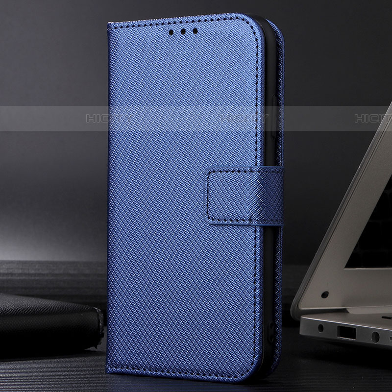 Coque Portefeuille Livre Cuir Etui Clapet BY1 pour Samsung Galaxy A53 5G Bleu Plus