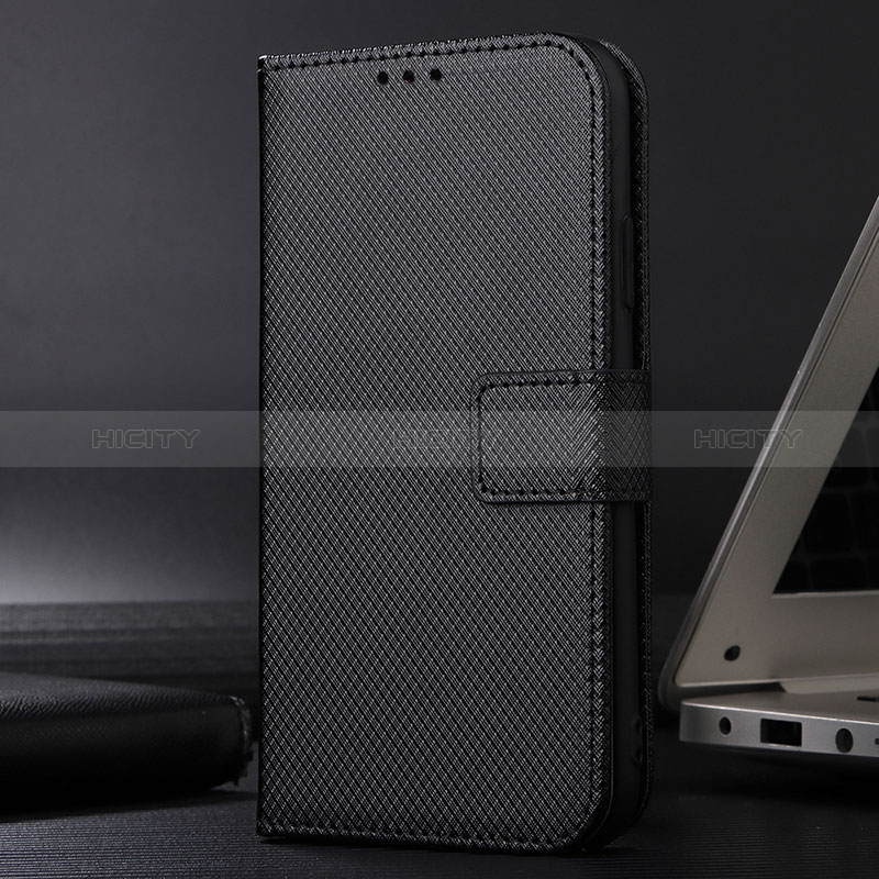 Coque Portefeuille Livre Cuir Etui Clapet BY1 pour Samsung Galaxy F12 Noir Plus