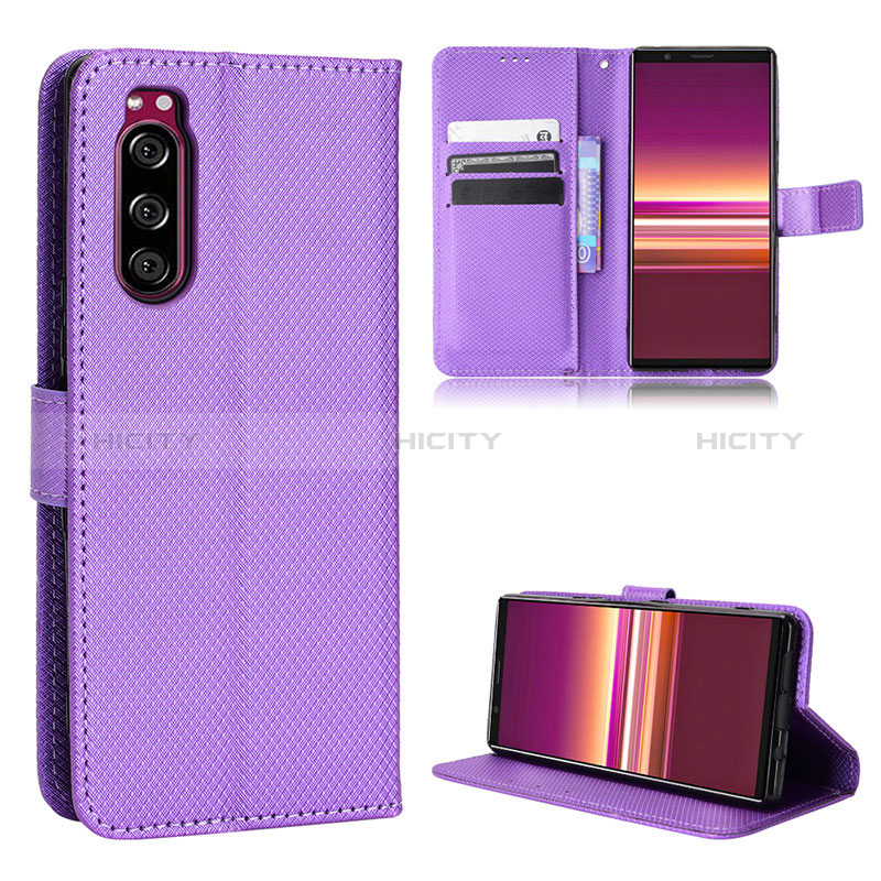 Coque Portefeuille Livre Cuir Etui Clapet BY1 pour Sony Xperia 5 Plus