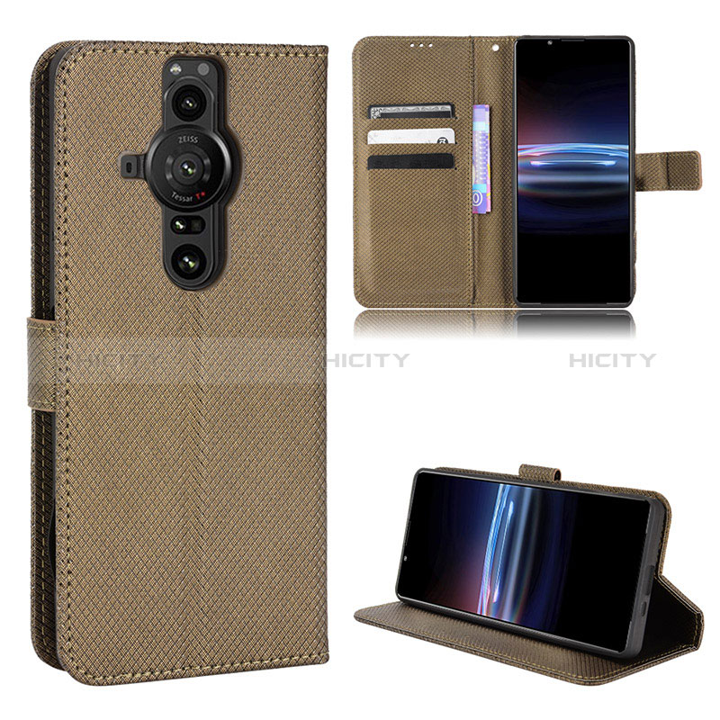 Coque Portefeuille Livre Cuir Etui Clapet BY1 pour Sony Xperia PRO-I Plus