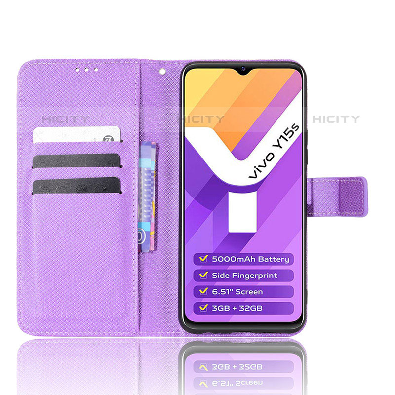 Coque Portefeuille Livre Cuir Etui Clapet BY1 pour Vivo iQOO U5x Plus