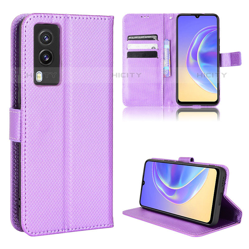 Coque Portefeuille Livre Cuir Etui Clapet BY1 pour Vivo V21e 5G Plus