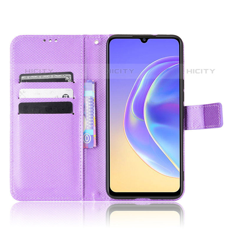 Coque Portefeuille Livre Cuir Etui Clapet BY1 pour Vivo V21e 5G Plus