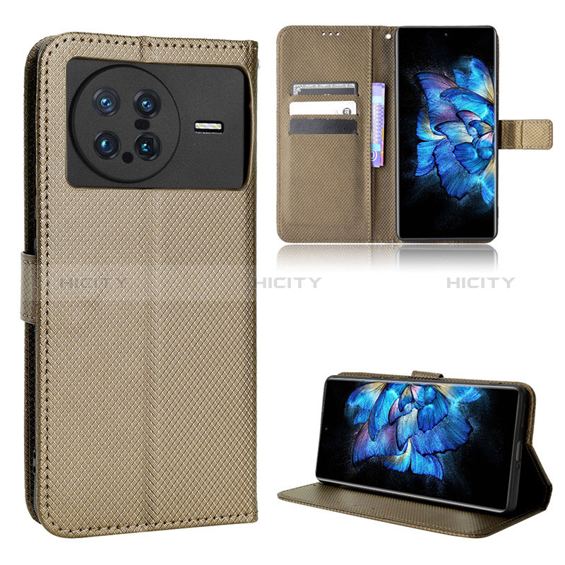 Coque Portefeuille Livre Cuir Etui Clapet BY1 pour Vivo X Note Plus