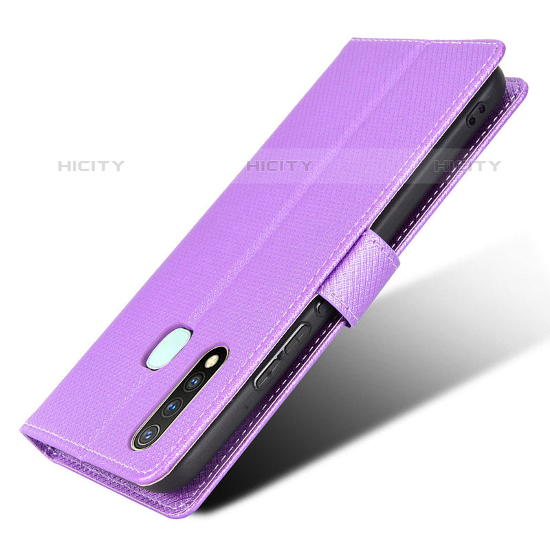 Coque Portefeuille Livre Cuir Etui Clapet BY1 pour Vivo Y19 Plus