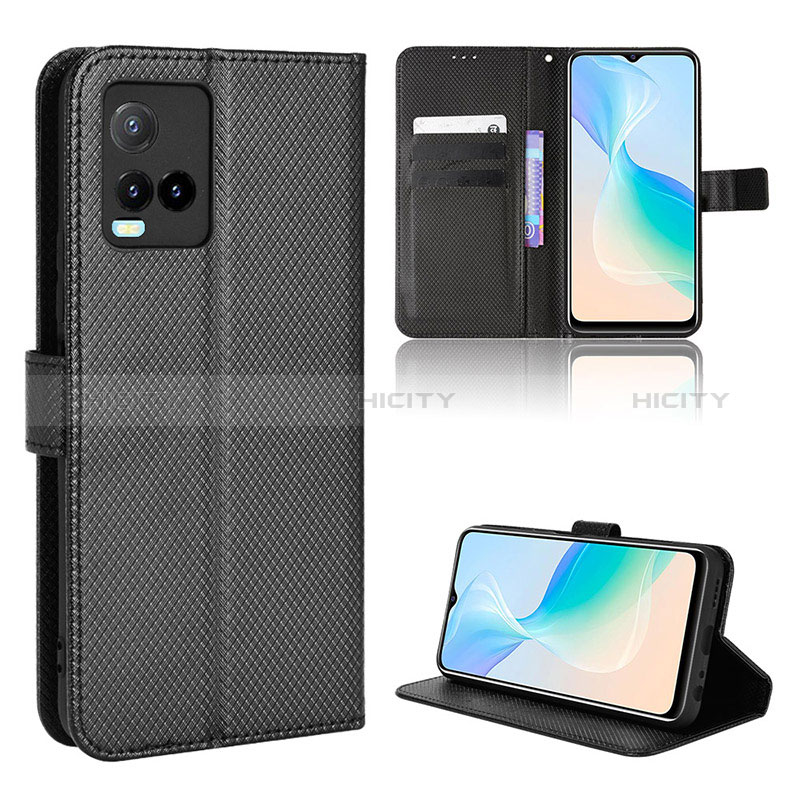 Coque Portefeuille Livre Cuir Etui Clapet BY1 pour Vivo Y32 4G Plus