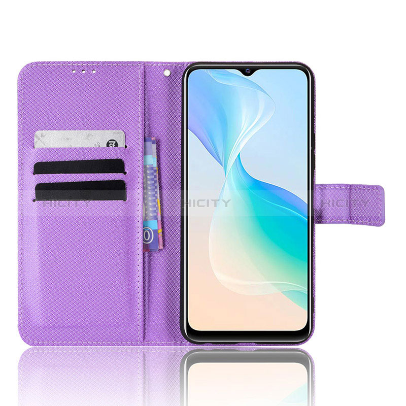 Coque Portefeuille Livre Cuir Etui Clapet BY1 pour Vivo Y32 4G Plus