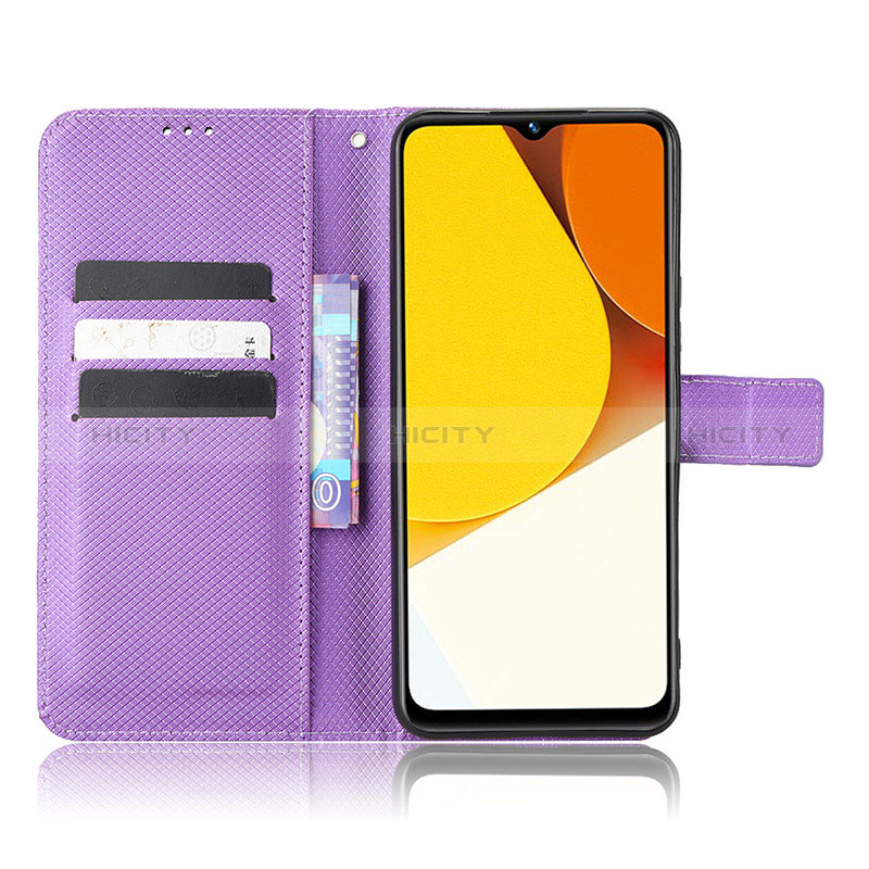 Coque Portefeuille Livre Cuir Etui Clapet BY1 pour Vivo Y35 4G Plus