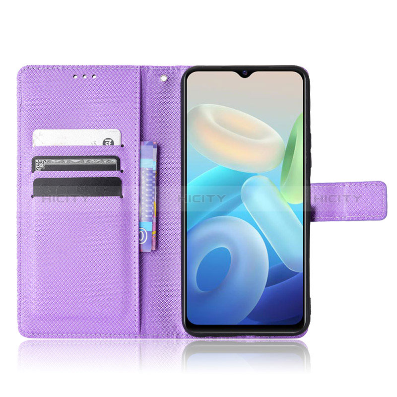 Coque Portefeuille Livre Cuir Etui Clapet BY1 pour Vivo Y52t 5G Plus