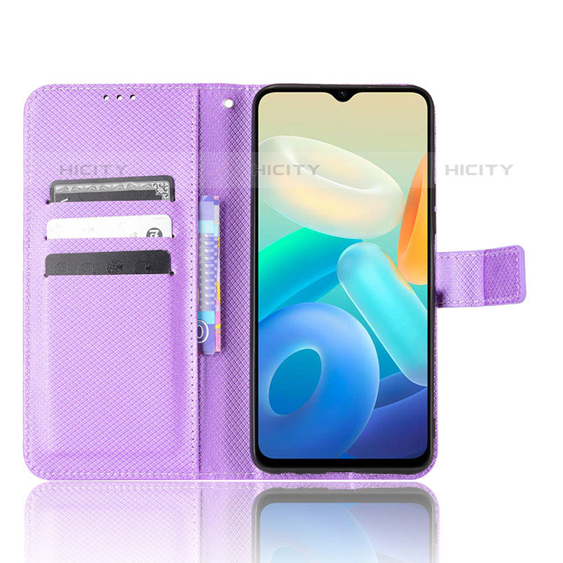 Coque Portefeuille Livre Cuir Etui Clapet BY1 pour Vivo Y74s 5G Plus