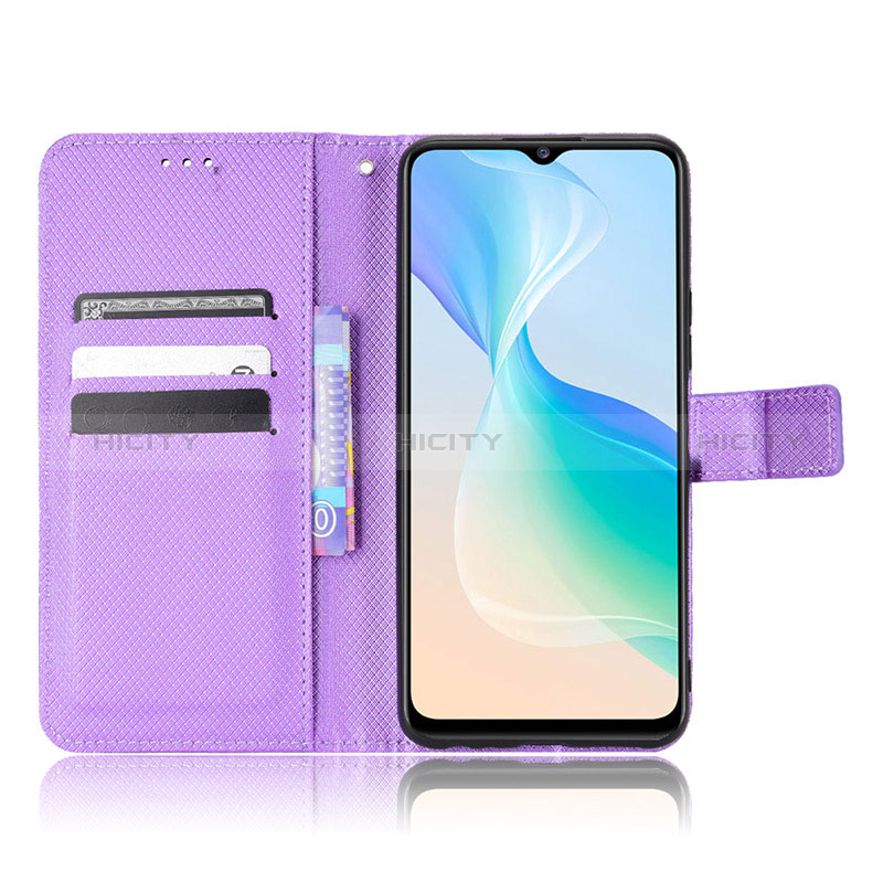 Coque Portefeuille Livre Cuir Etui Clapet BY1 pour Vivo Y76 5G Plus