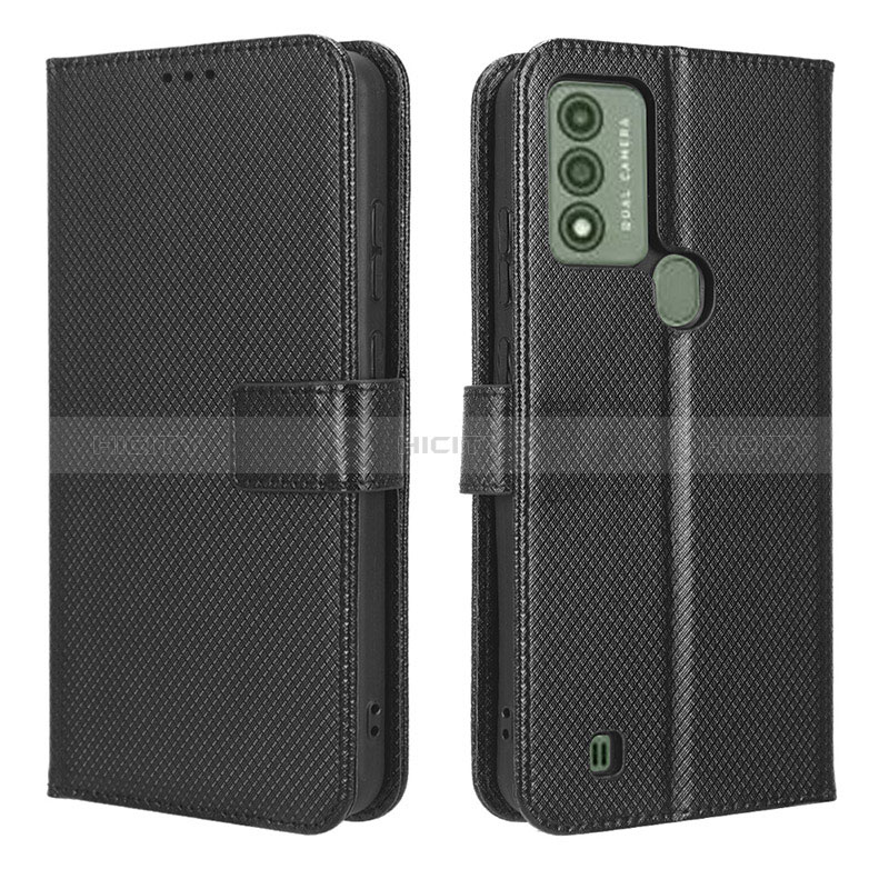 Coque Portefeuille Livre Cuir Etui Clapet BY1 pour Wiko Voix Noir Plus