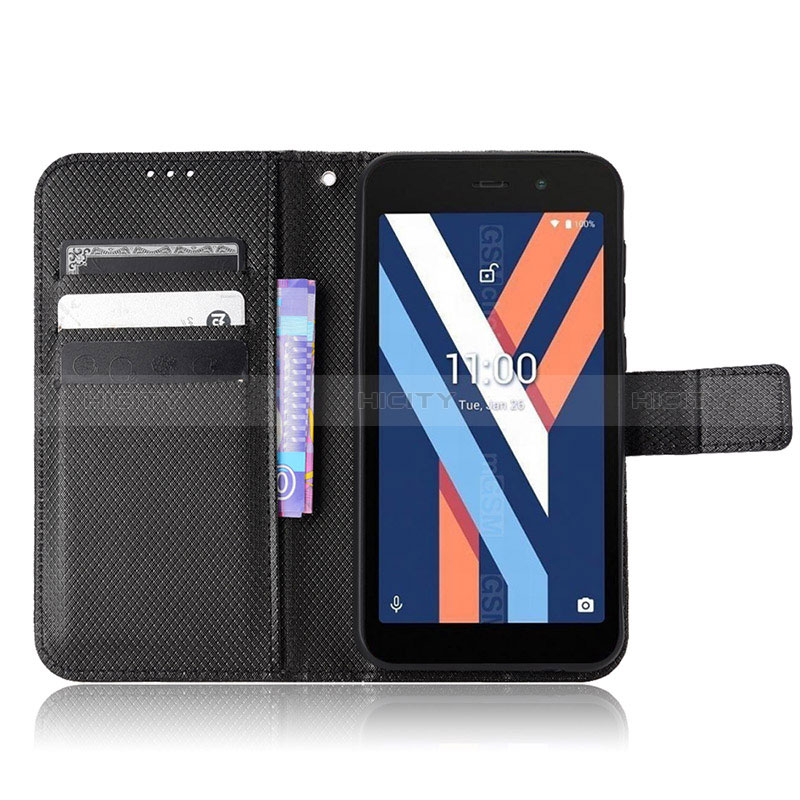 Coque Portefeuille Livre Cuir Etui Clapet BY1 pour Wiko Y52 Plus