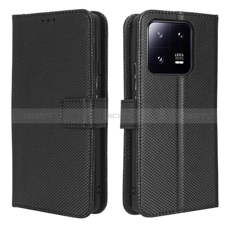 Coque Portefeuille Livre Cuir Etui Clapet BY1 pour Xiaomi Mi 13 5G Noir Plus