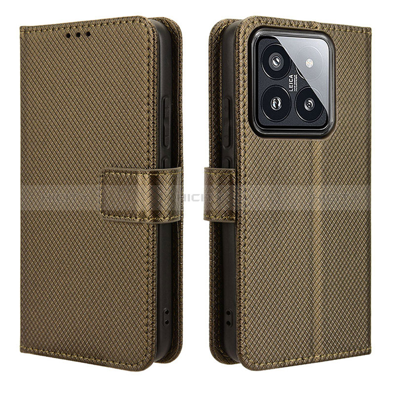 Coque Portefeuille Livre Cuir Etui Clapet BY1 pour Xiaomi Mi 14 5G Plus