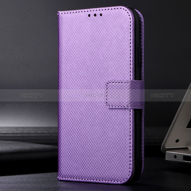 Coque Portefeuille Livre Cuir Etui Clapet BY1 pour Xiaomi Redmi 9 Prime India Violet Plus