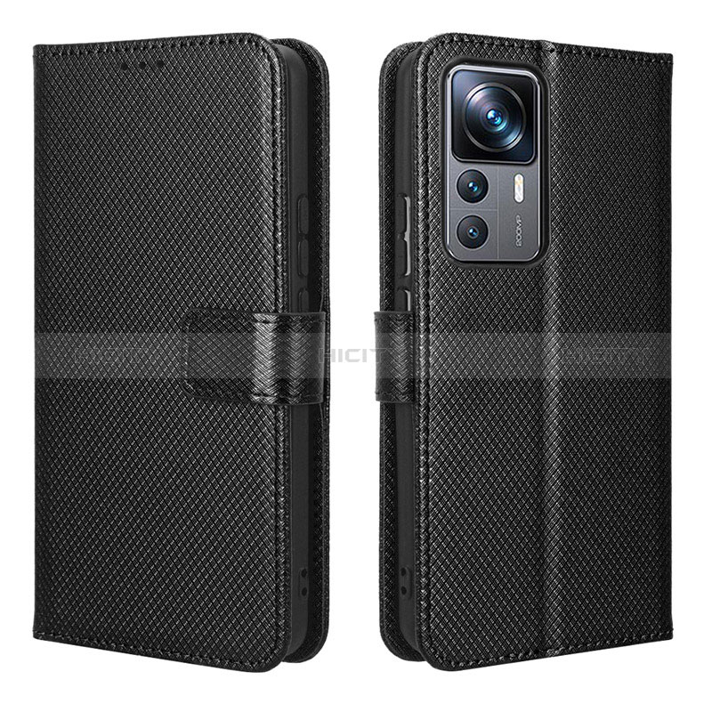 Coque Portefeuille Livre Cuir Etui Clapet BY1 pour Xiaomi Redmi K50 Ultra 5G Noir Plus