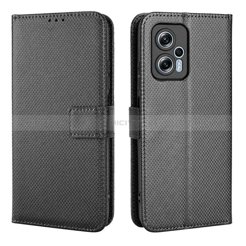 Coque Portefeuille Livre Cuir Etui Clapet BY1 pour Xiaomi Redmi K50i 5G Noir Plus