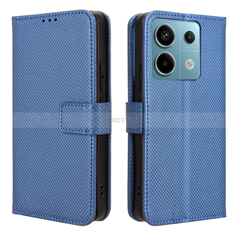 Coque Portefeuille Livre Cuir Etui Clapet BY1 pour Xiaomi Redmi Note 13 Pro 5G Bleu Plus