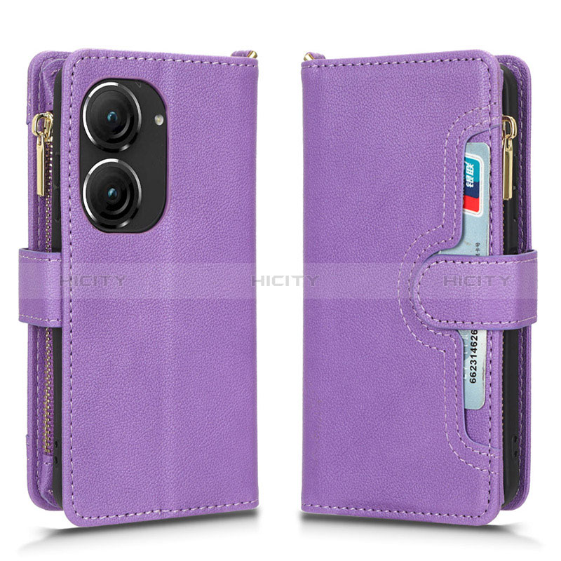 Coque Portefeuille Livre Cuir Etui Clapet BY2 pour Asus ZenFone 10 Plus