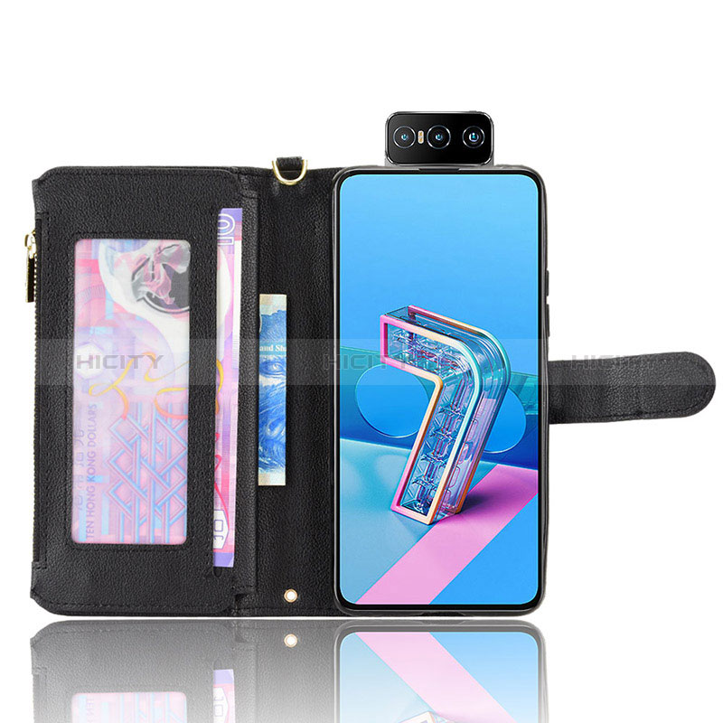 Coque Portefeuille Livre Cuir Etui Clapet BY2 pour Asus Zenfone 7 Pro ZS671KS Plus