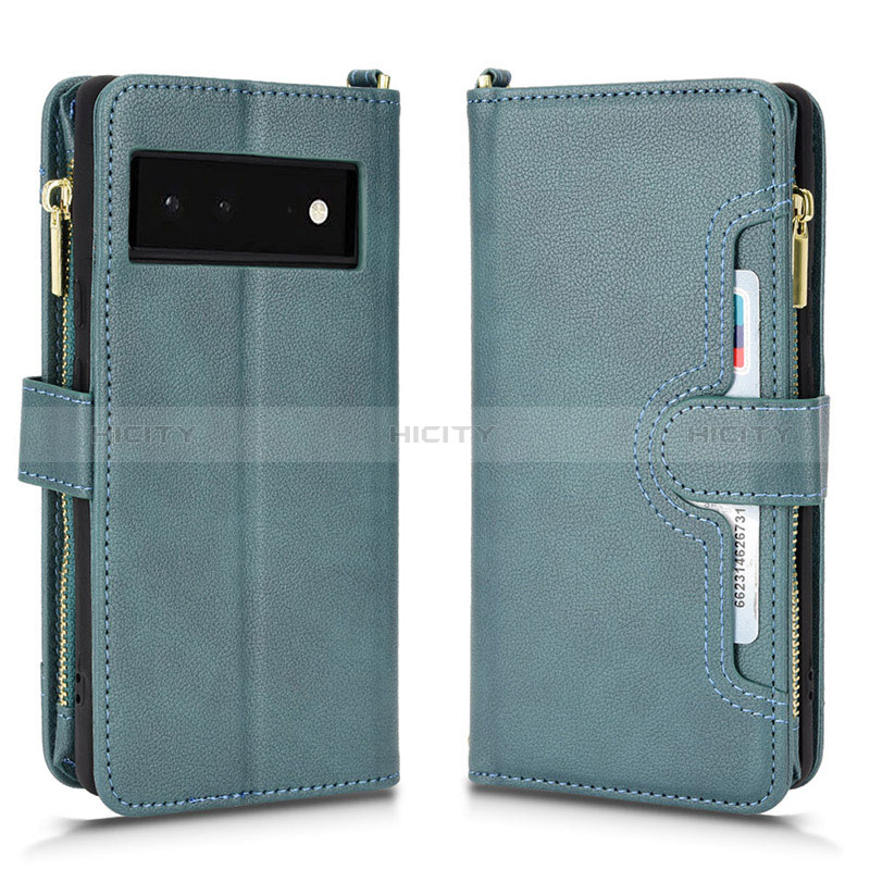 Coque Portefeuille Livre Cuir Etui Clapet BY2 pour Google Pixel 6 5G Plus