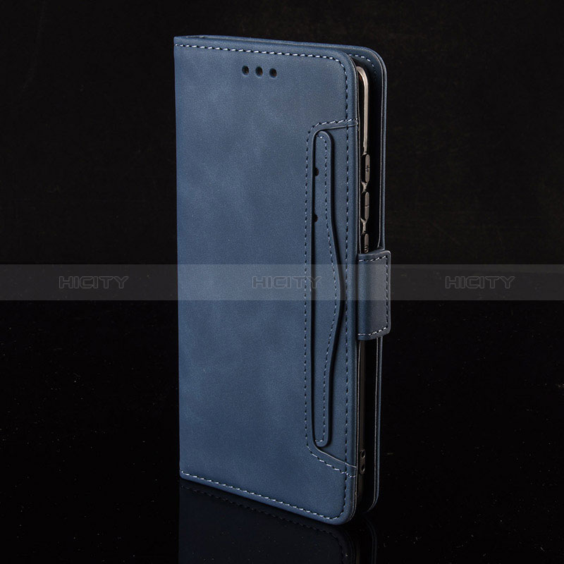 Coque Portefeuille Livre Cuir Etui Clapet BY2 pour Huawei Mate 40 Bleu Plus