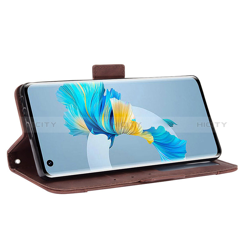 Coque Portefeuille Livre Cuir Etui Clapet BY2 pour Huawei Mate 40 Plus