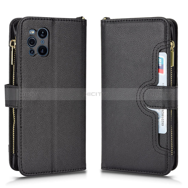 Coque Portefeuille Livre Cuir Etui Clapet BY2 pour Oppo Find X3 5G Plus