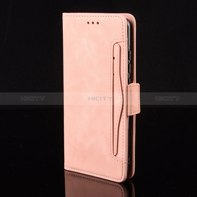 Coque Portefeuille Livre Cuir Etui Clapet BY2 pour Realme 7i RMX2193 Rose Plus