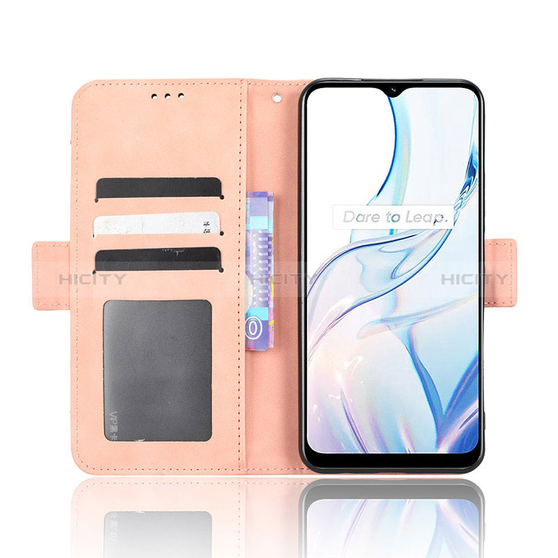 Coque Portefeuille Livre Cuir Etui Clapet BY2 pour Realme C30 Plus