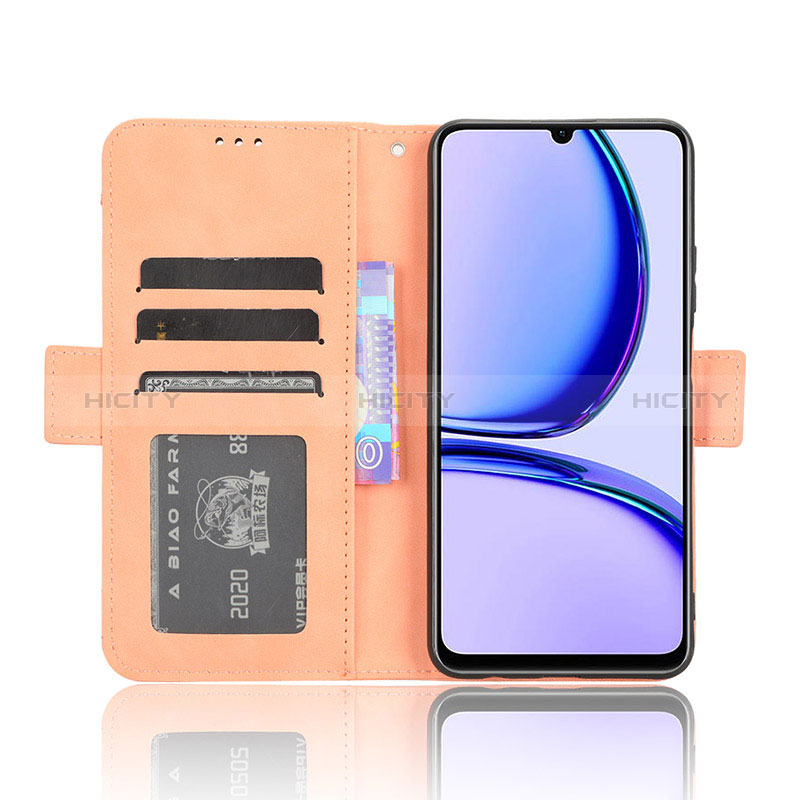 Coque Portefeuille Livre Cuir Etui Clapet BY2 pour Realme C51 Plus