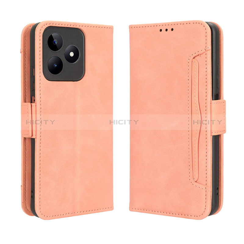 Coque Portefeuille Livre Cuir Etui Clapet BY2 pour Realme C53 India Plus